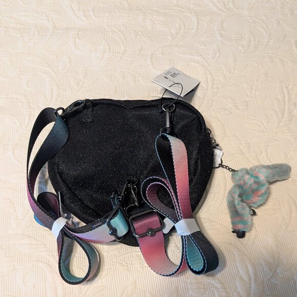 NWT - Kipling Wicked Heart Glitter Convertible Backpack Crossbody - Picture 3 of 8